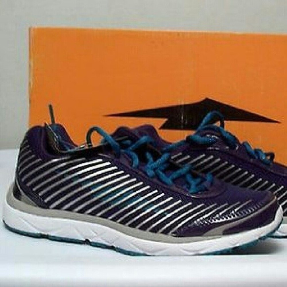 AVIA SNEAKERS TRAINERS PURPLE TEAL SILVER WOMENS NEW
